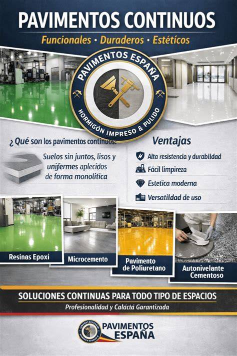 Infografía de pavimentos continuos sin juntas