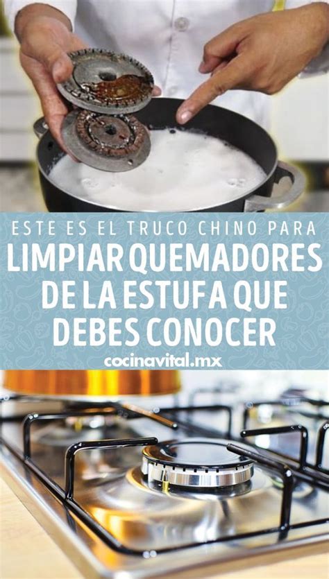 infografica sobre limpieza de quemadores de gas