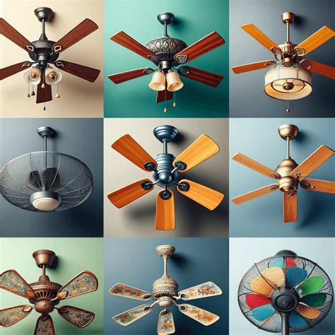 ventiladores de techo colores: ideas de combinaciones