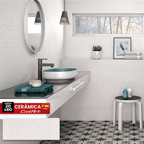 Relieves geométricos para baño (infografía)