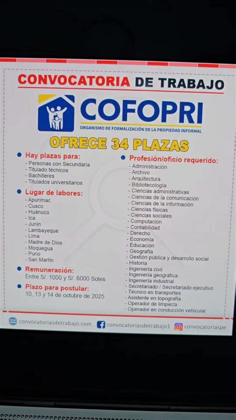 convocatoria de empleo público en Corvera (información de la convocatoria)