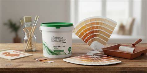 gráficos de composición de pinturas ecológicas