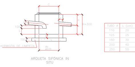 arqueta sifónica de ladrillo explicación visual