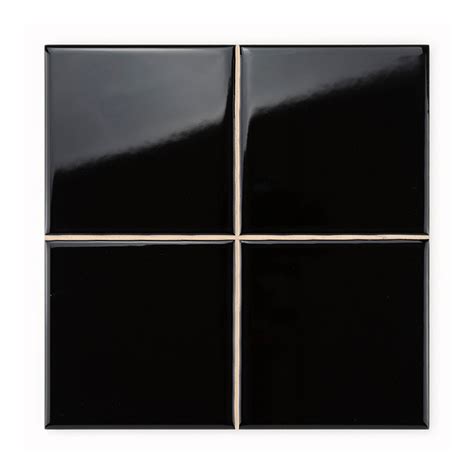azulejo 20x20 negro sugar negro brillo