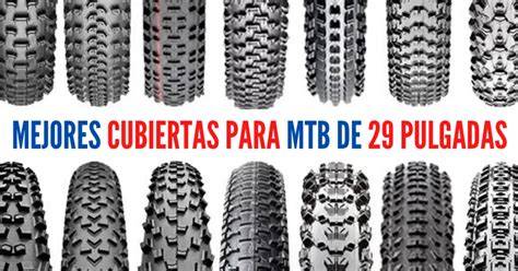 tabla comparativa de cubiertas MTB para asfalto y tierra