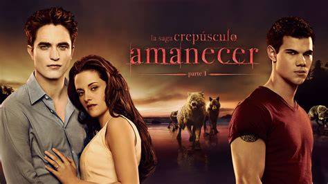 Afiche de la saga Crepúsculo con Bella y Edward