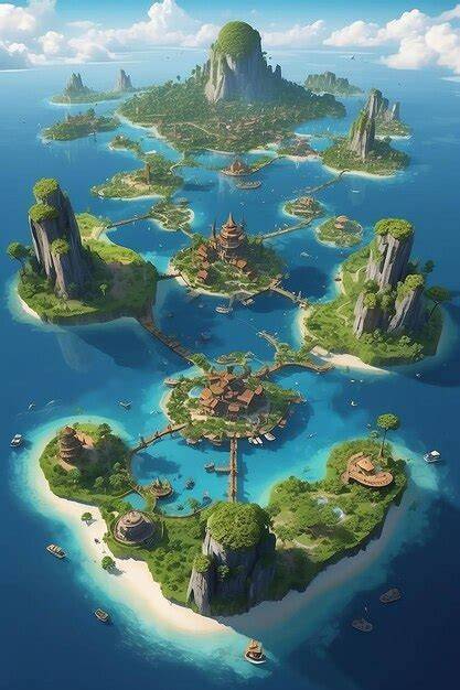 idea de ampliar islas y ciudades interconectadas